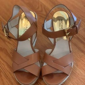 Perfect condition Michael Kors wedges.